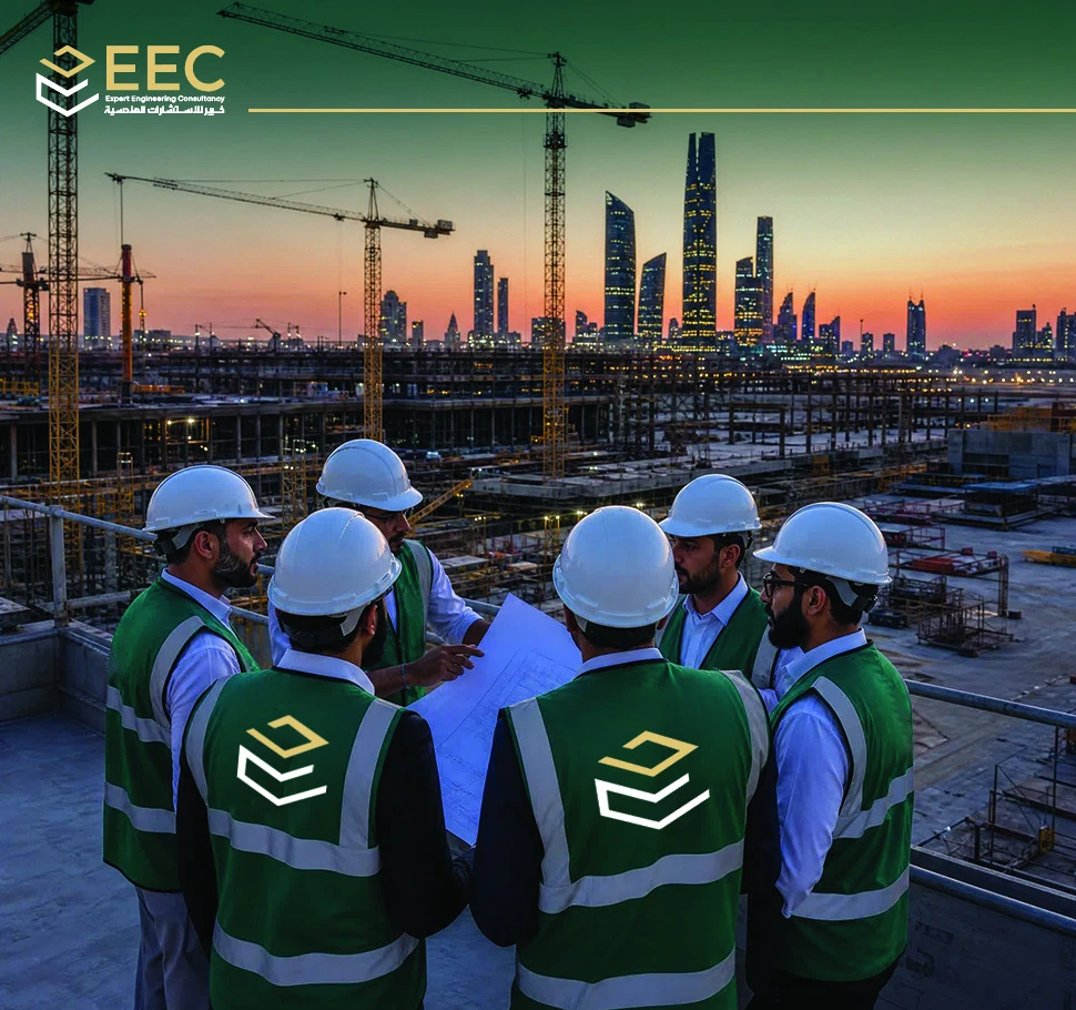 إشراف هندسي فريق الإشراف الهندسي متابعة ميدانية للمشاريع