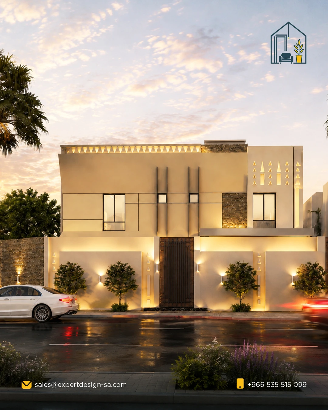 تصميم خارجي فيلا خاصة